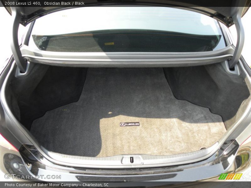 Obsidian Black / Black 2008 Lexus LS 460