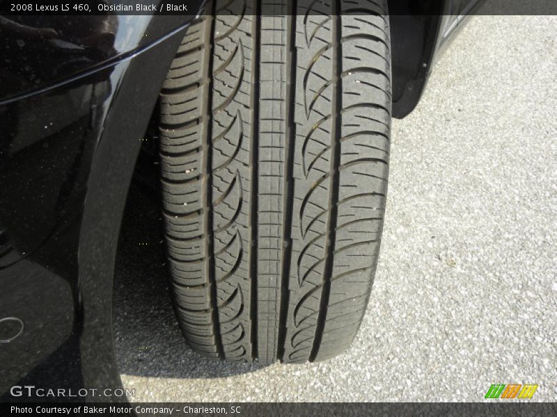 Obsidian Black / Black 2008 Lexus LS 460