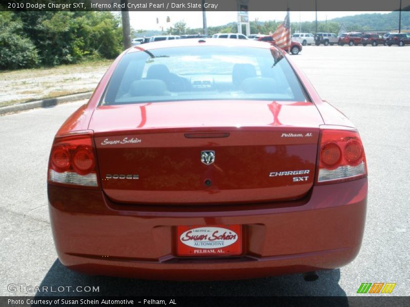 Inferno Red Crystal Pearl / Dark Slate Gray 2010 Dodge Charger SXT