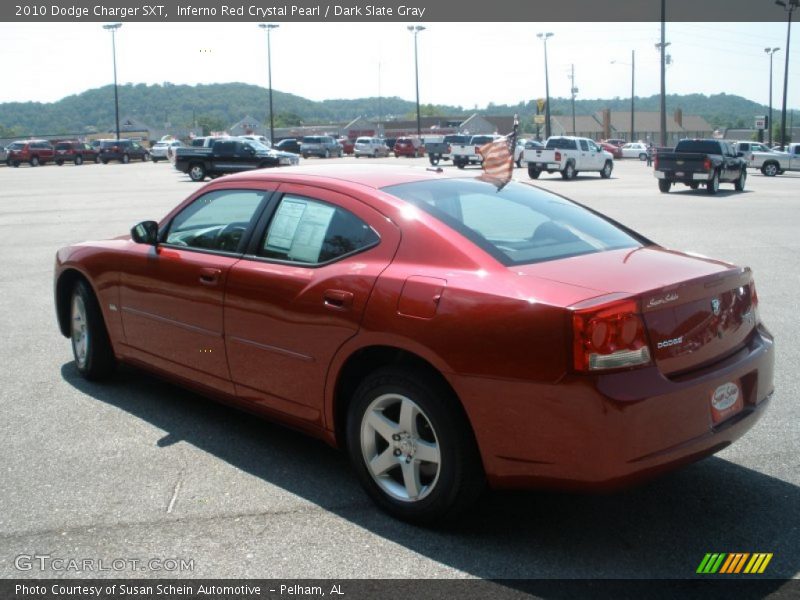Inferno Red Crystal Pearl / Dark Slate Gray 2010 Dodge Charger SXT
