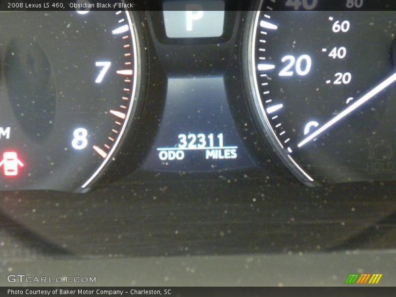 Obsidian Black / Black 2008 Lexus LS 460