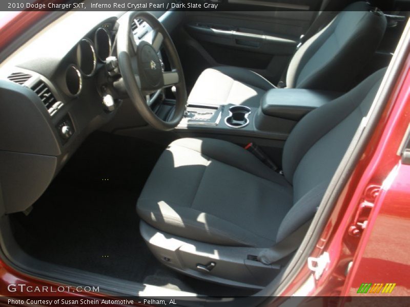 Inferno Red Crystal Pearl / Dark Slate Gray 2010 Dodge Charger SXT
