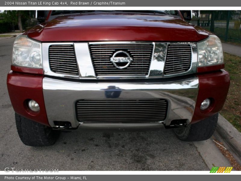 Red Brawn / Graphite/Titanium 2004 Nissan Titan LE King Cab 4x4