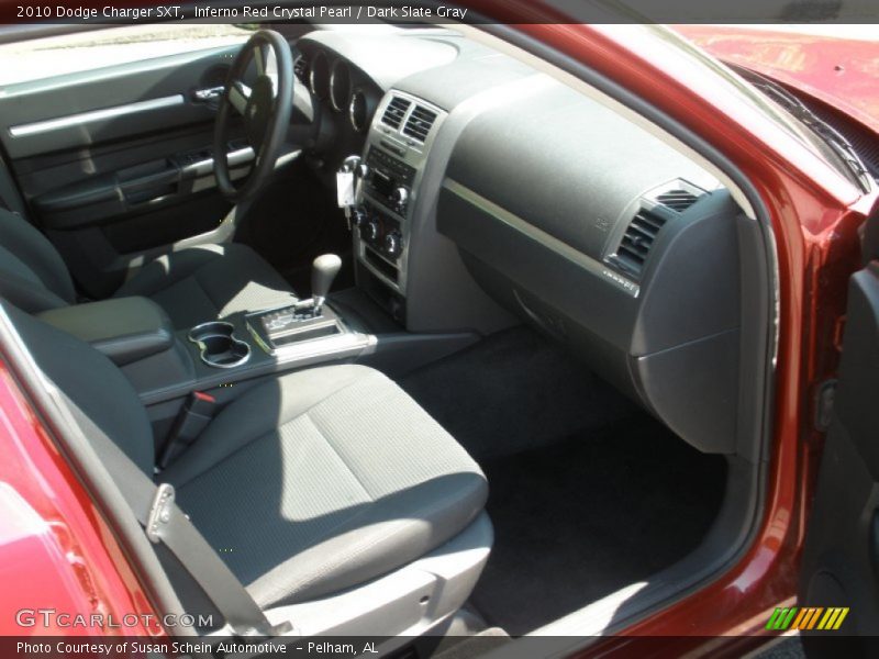 Inferno Red Crystal Pearl / Dark Slate Gray 2010 Dodge Charger SXT