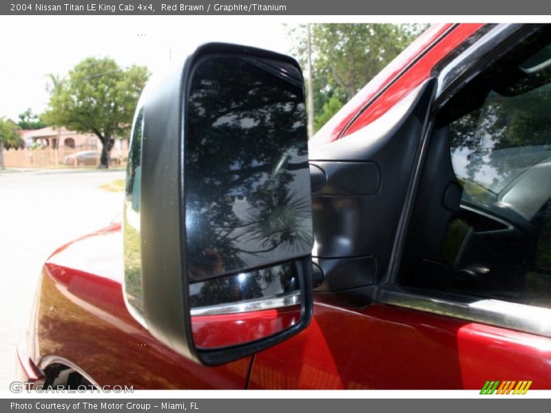 Red Brawn / Graphite/Titanium 2004 Nissan Titan LE King Cab 4x4