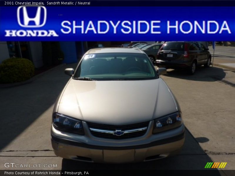 Sandrift Metallic / Neutral 2001 Chevrolet Impala