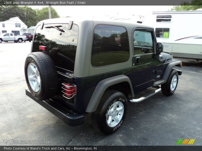 Midnight Blue Pearl / Khaki 2006 Jeep Wrangler X 4x4