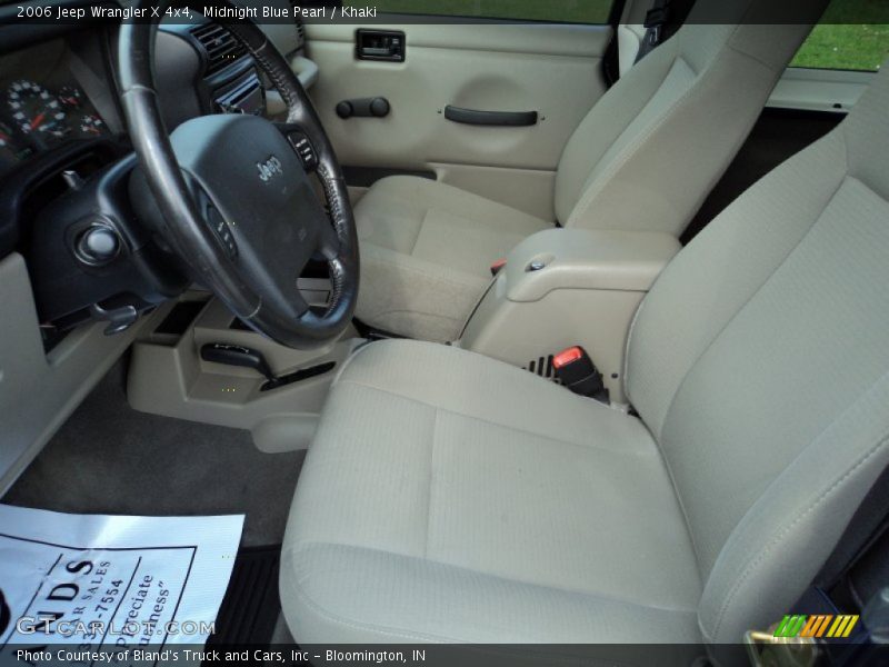 Midnight Blue Pearl / Khaki 2006 Jeep Wrangler X 4x4