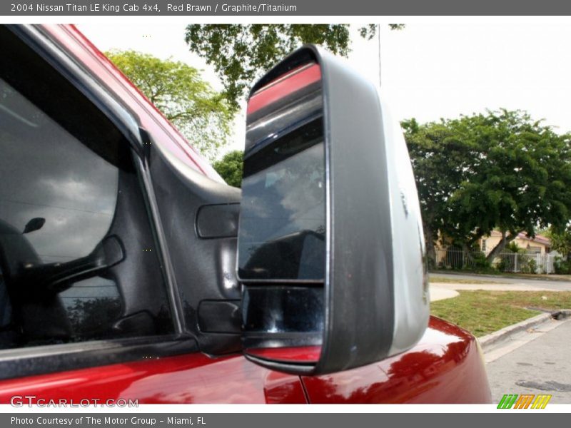 Red Brawn / Graphite/Titanium 2004 Nissan Titan LE King Cab 4x4