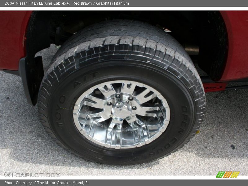 Red Brawn / Graphite/Titanium 2004 Nissan Titan LE King Cab 4x4