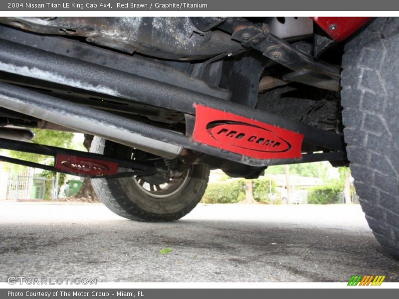Red Brawn / Graphite/Titanium 2004 Nissan Titan LE King Cab 4x4