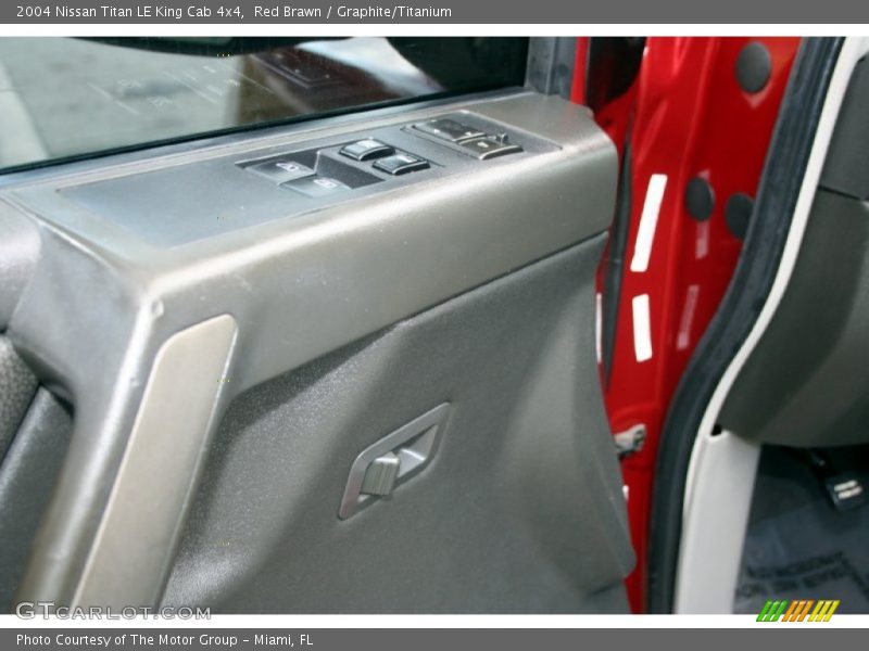 Red Brawn / Graphite/Titanium 2004 Nissan Titan LE King Cab 4x4
