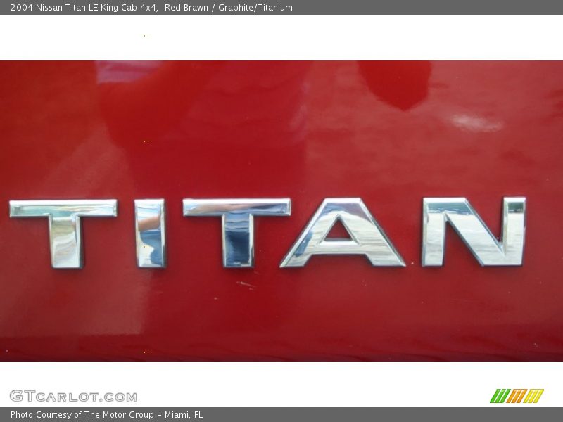 Red Brawn / Graphite/Titanium 2004 Nissan Titan LE King Cab 4x4
