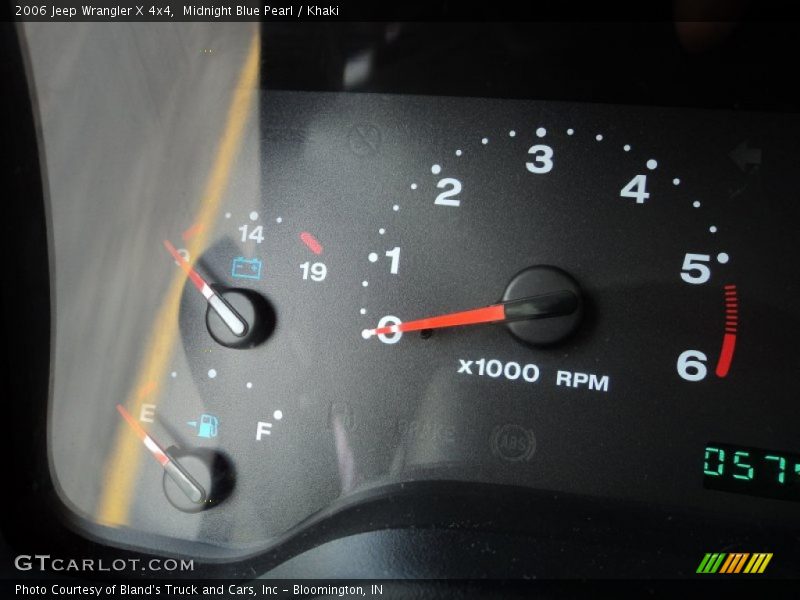 Midnight Blue Pearl / Khaki 2006 Jeep Wrangler X 4x4