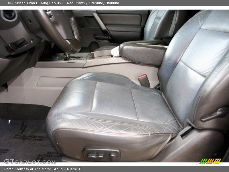 Red Brawn / Graphite/Titanium 2004 Nissan Titan LE King Cab 4x4