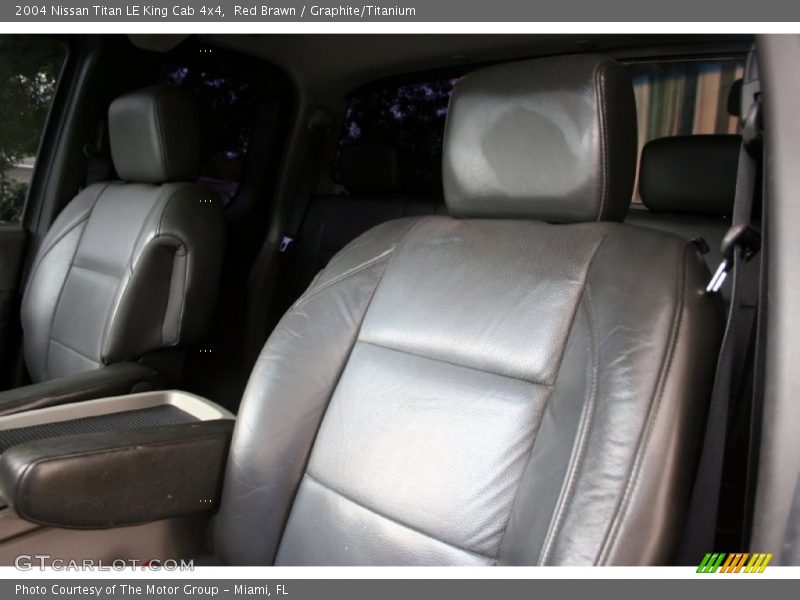 Red Brawn / Graphite/Titanium 2004 Nissan Titan LE King Cab 4x4