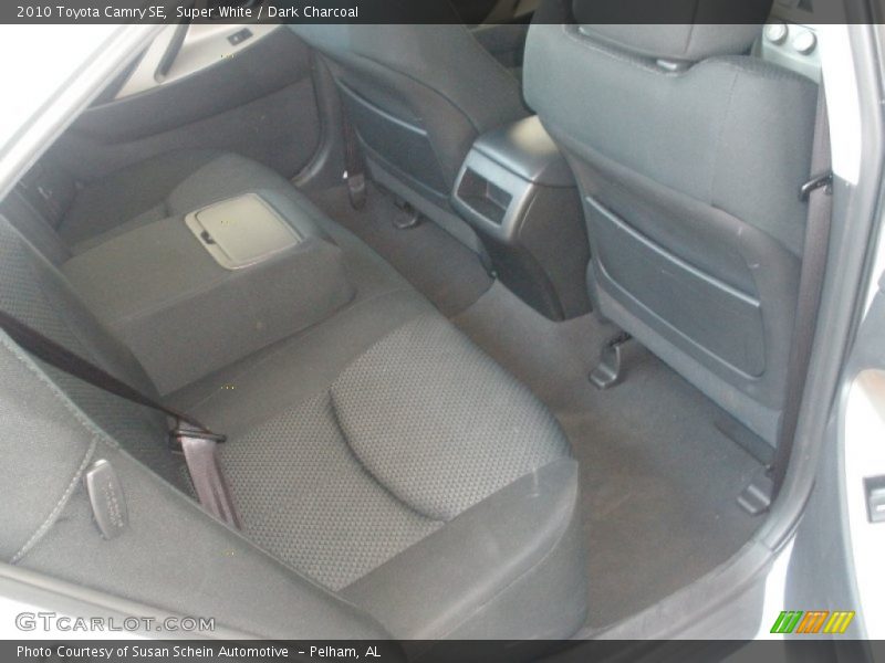 Super White / Dark Charcoal 2010 Toyota Camry SE