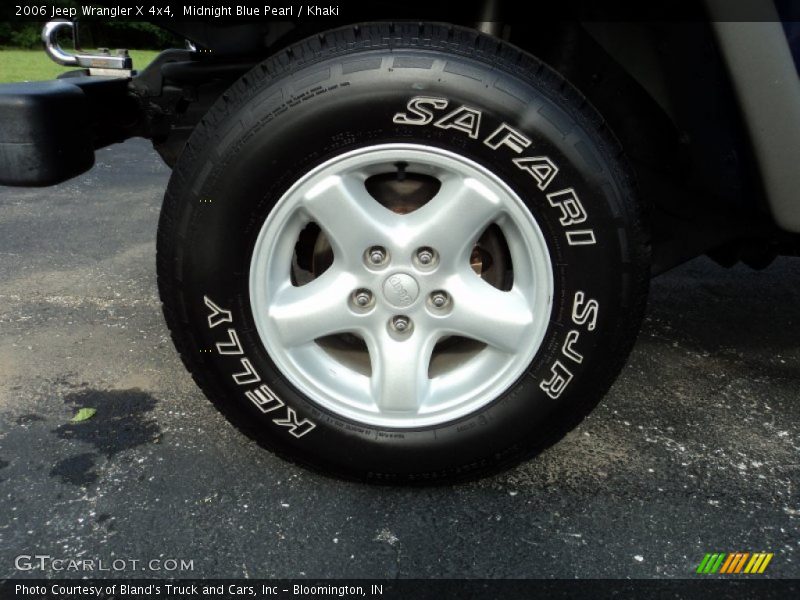 Midnight Blue Pearl / Khaki 2006 Jeep Wrangler X 4x4