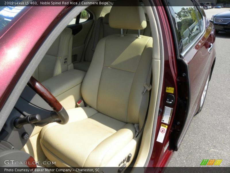 Noble Spinel Red Mica / Cashmere Beige 2009 Lexus LS 460