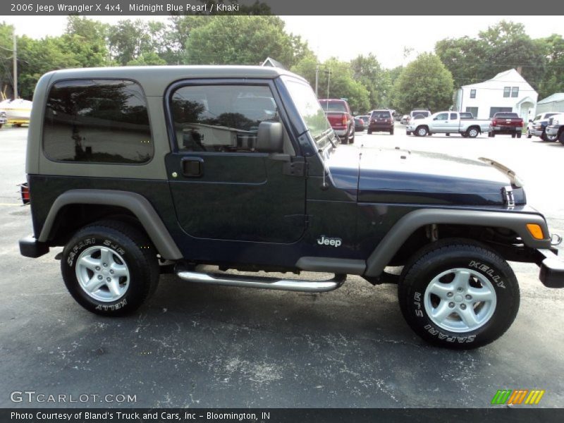 Midnight Blue Pearl / Khaki 2006 Jeep Wrangler X 4x4