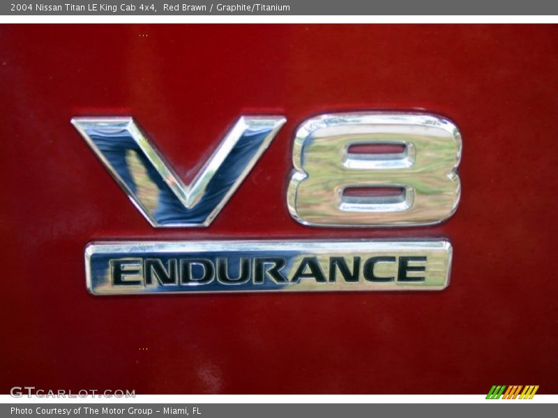 Red Brawn / Graphite/Titanium 2004 Nissan Titan LE King Cab 4x4