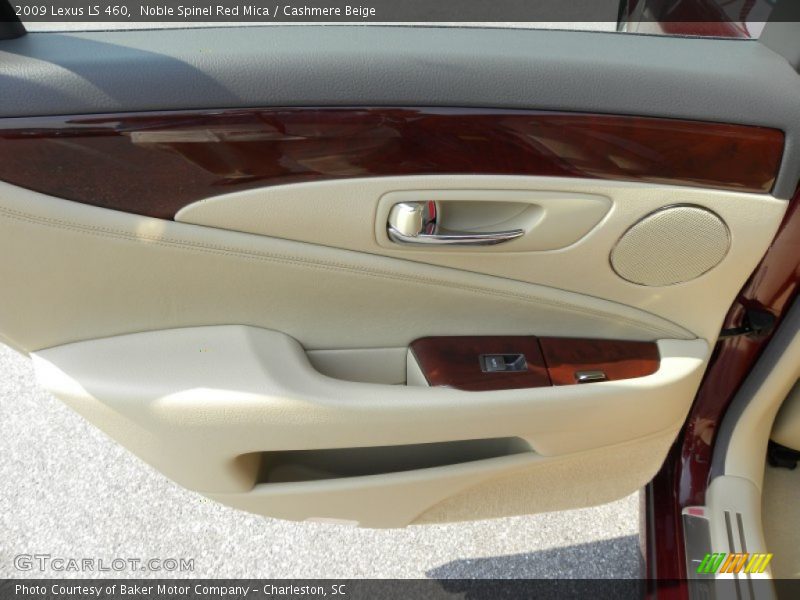 Noble Spinel Red Mica / Cashmere Beige 2009 Lexus LS 460