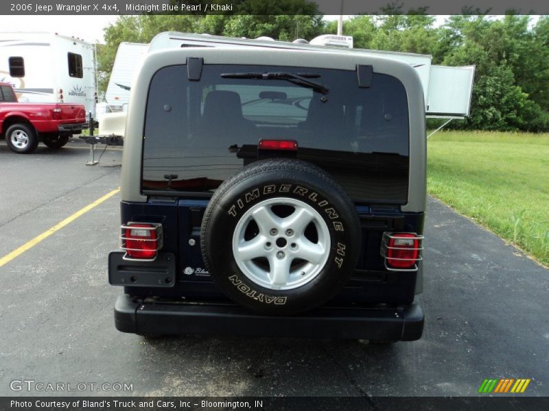 Midnight Blue Pearl / Khaki 2006 Jeep Wrangler X 4x4
