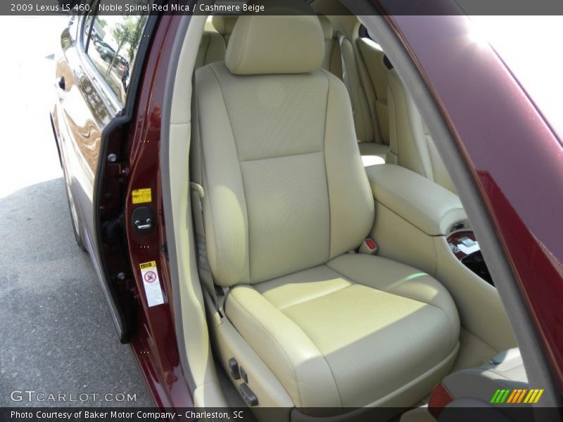 Noble Spinel Red Mica / Cashmere Beige 2009 Lexus LS 460
