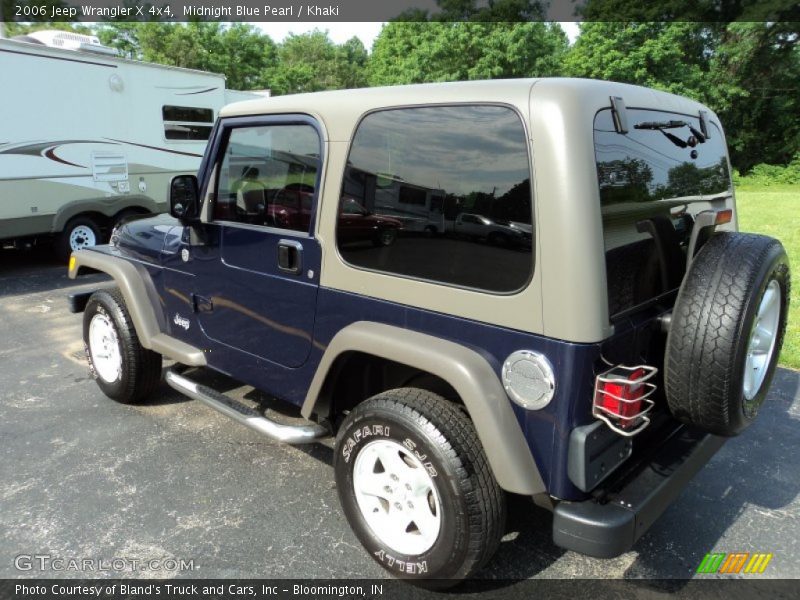 Midnight Blue Pearl / Khaki 2006 Jeep Wrangler X 4x4