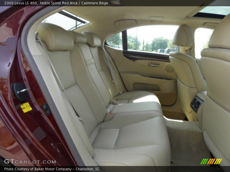 Noble Spinel Red Mica / Cashmere Beige 2009 Lexus LS 460
