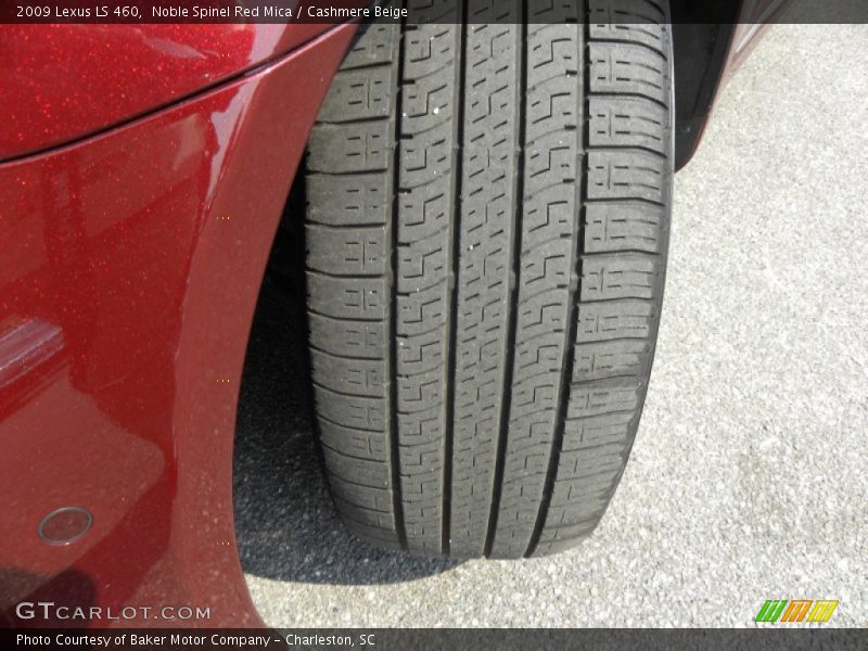 Noble Spinel Red Mica / Cashmere Beige 2009 Lexus LS 460