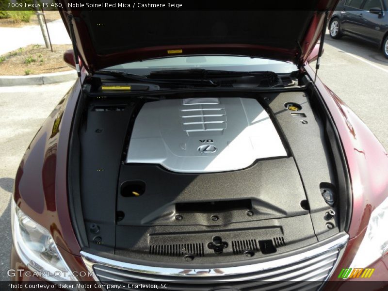 Noble Spinel Red Mica / Cashmere Beige 2009 Lexus LS 460