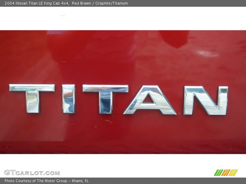 Red Brawn / Graphite/Titanium 2004 Nissan Titan LE King Cab 4x4