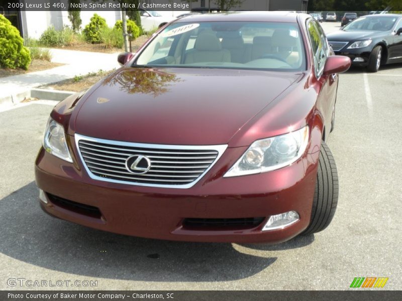 Noble Spinel Red Mica / Cashmere Beige 2009 Lexus LS 460