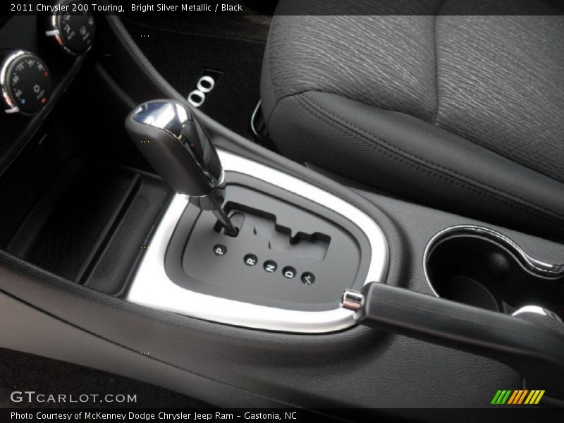 Bright Silver Metallic / Black 2011 Chrysler 200 Touring