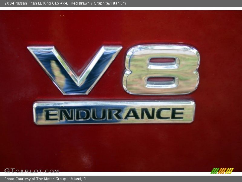 Red Brawn / Graphite/Titanium 2004 Nissan Titan LE King Cab 4x4