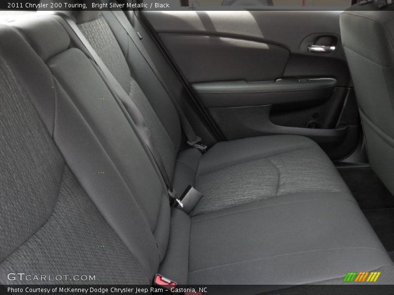 Bright Silver Metallic / Black 2011 Chrysler 200 Touring