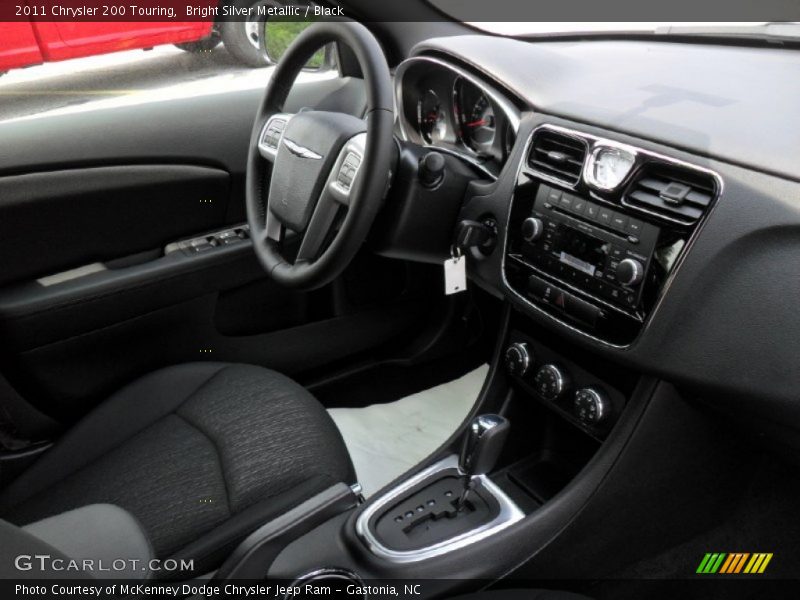 Bright Silver Metallic / Black 2011 Chrysler 200 Touring
