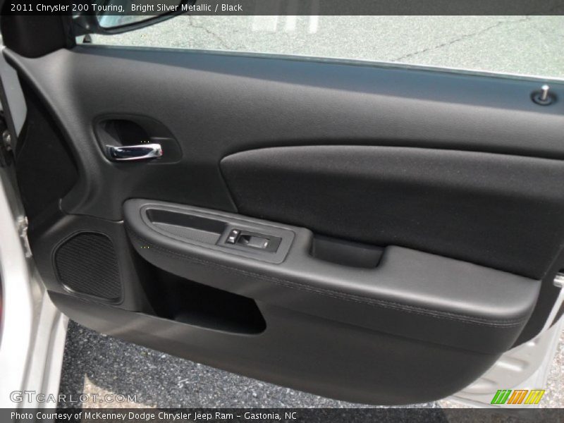 Bright Silver Metallic / Black 2011 Chrysler 200 Touring