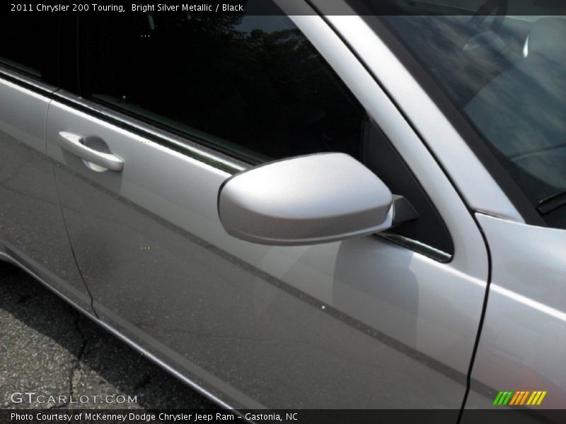 Bright Silver Metallic / Black 2011 Chrysler 200 Touring