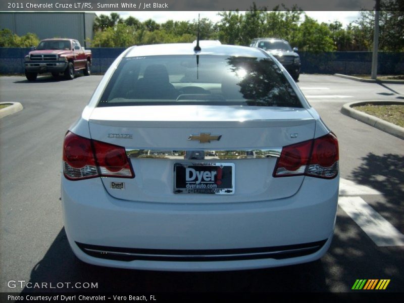 Summit White / Jet Black 2011 Chevrolet Cruze LT/RS