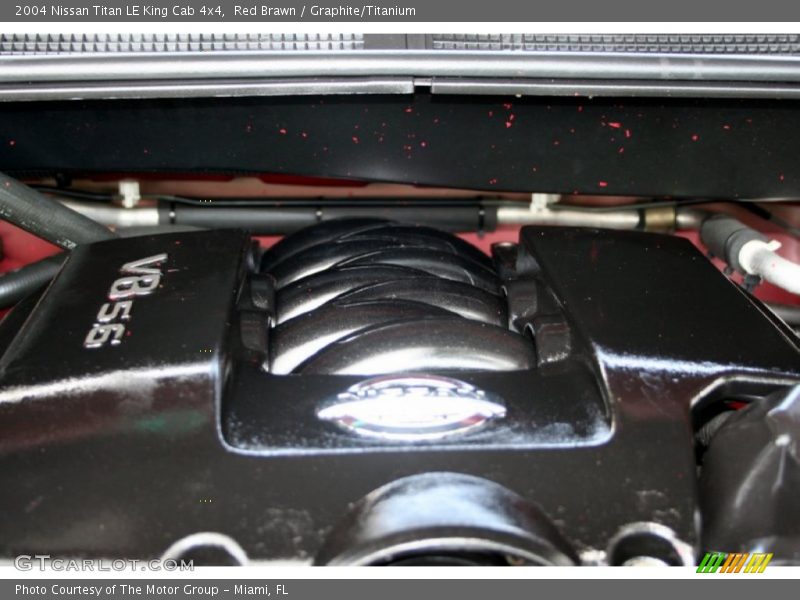 Red Brawn / Graphite/Titanium 2004 Nissan Titan LE King Cab 4x4