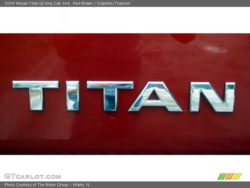 Red Brawn / Graphite/Titanium 2004 Nissan Titan LE King Cab 4x4