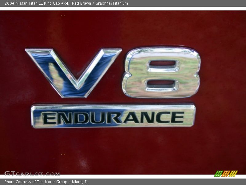 Red Brawn / Graphite/Titanium 2004 Nissan Titan LE King Cab 4x4
