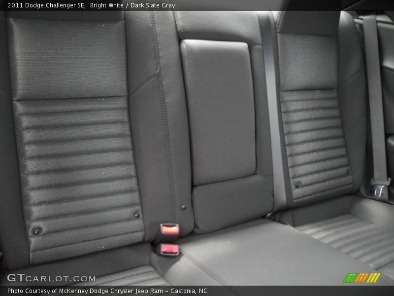 Bright White / Dark Slate Gray 2011 Dodge Challenger SE