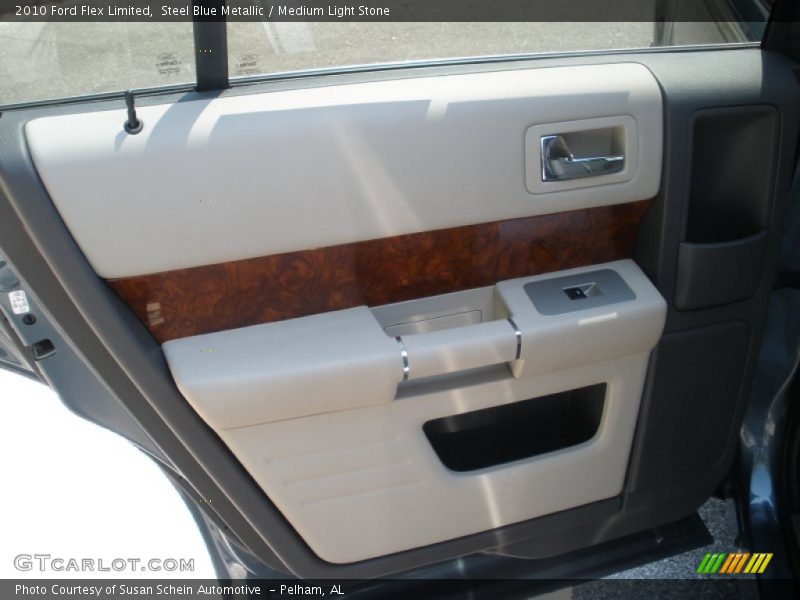 Steel Blue Metallic / Medium Light Stone 2010 Ford Flex Limited