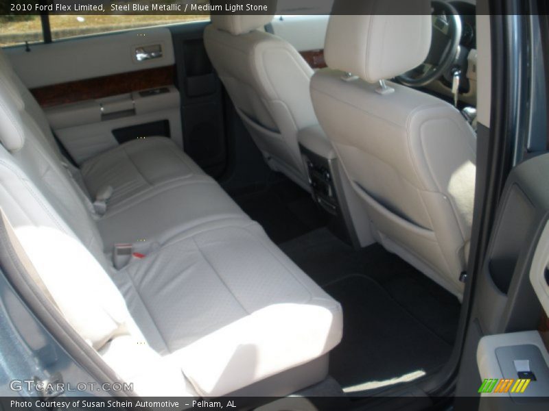 Steel Blue Metallic / Medium Light Stone 2010 Ford Flex Limited