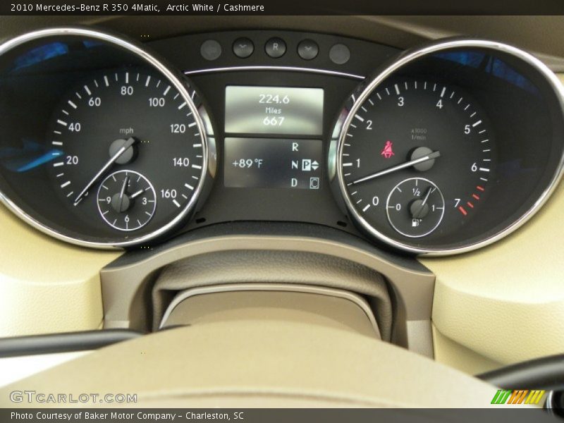 Arctic White / Cashmere 2010 Mercedes-Benz R 350 4Matic