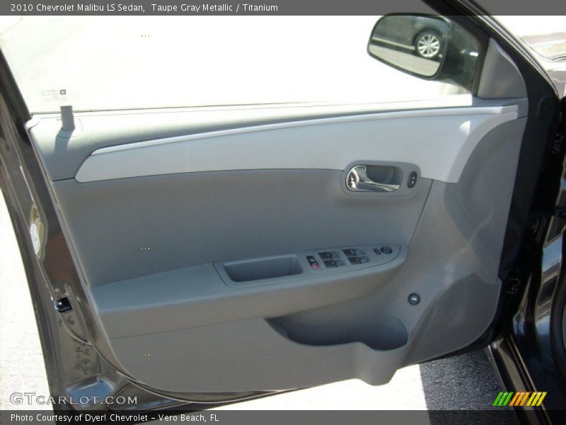 Taupe Gray Metallic / Titanium 2010 Chevrolet Malibu LS Sedan