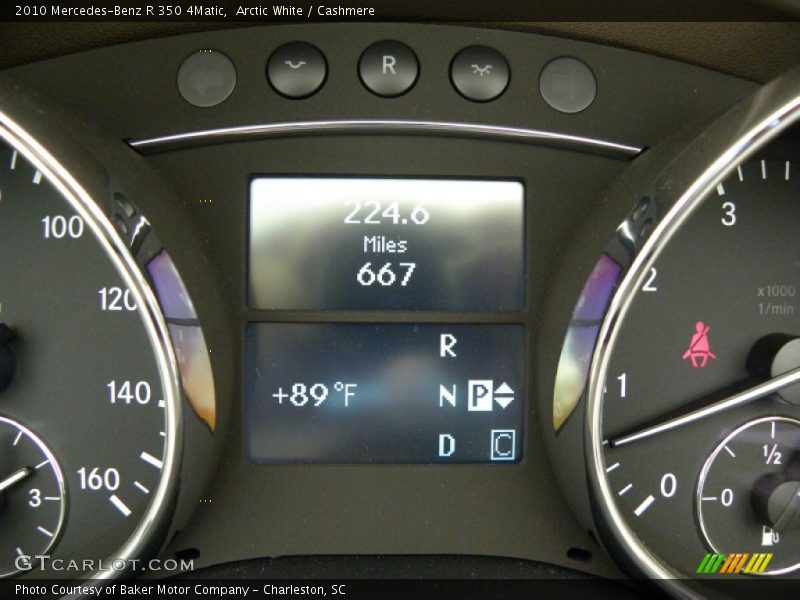 Arctic White / Cashmere 2010 Mercedes-Benz R 350 4Matic